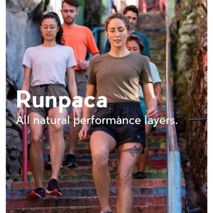 Janji W's Runpaca SS in Stingray Tee